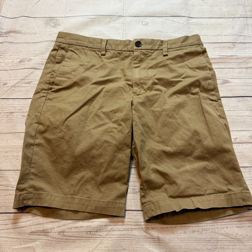 Banana Republic‎ Shorts Mid Rise Chino Aiden Casual Beige Men's Size 30x9